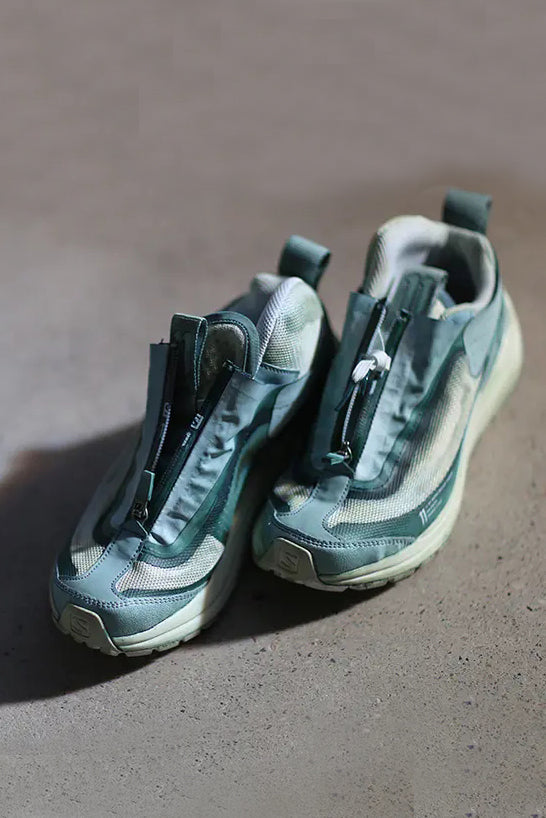 11 By BORIS BIDJAN SABERI BAMBA2 MID 11xSB Grey Green Sneakers UNI P1167